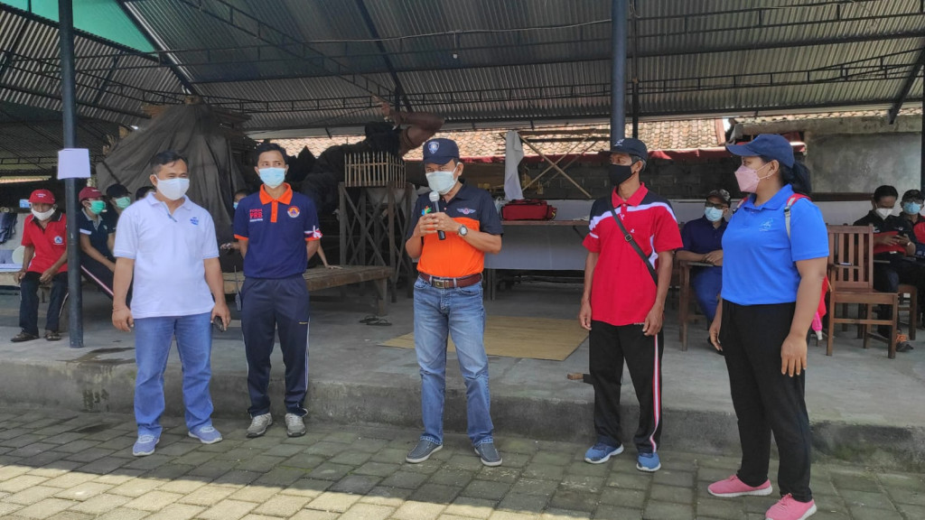 Simulasi Bencana Alam Cuaca Ekstrim dan Tanah Longsor di Desa Bongkasa Pertiwi